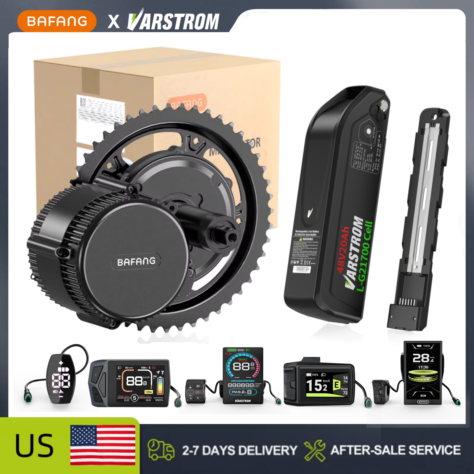 Bafang Bbs02B 48V 750W Mid Drive Kit - [ABD Stokunda] Bafang 48V Orta Motor