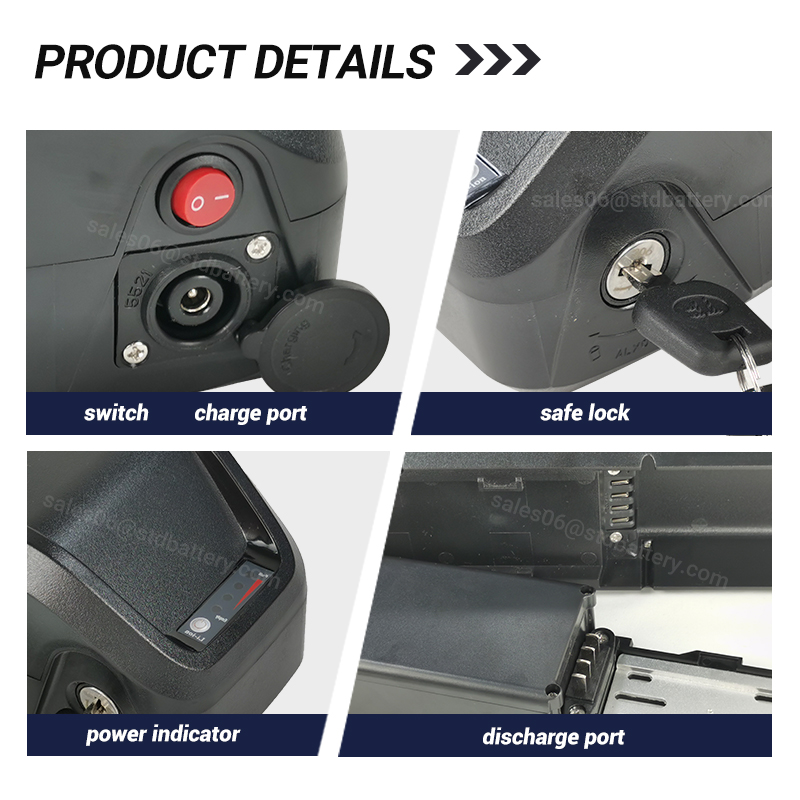 ALX Hailong ebike pil 36v lity - Ebike Battery 48V 20Ah Hailong incelemesi ve fiyatı