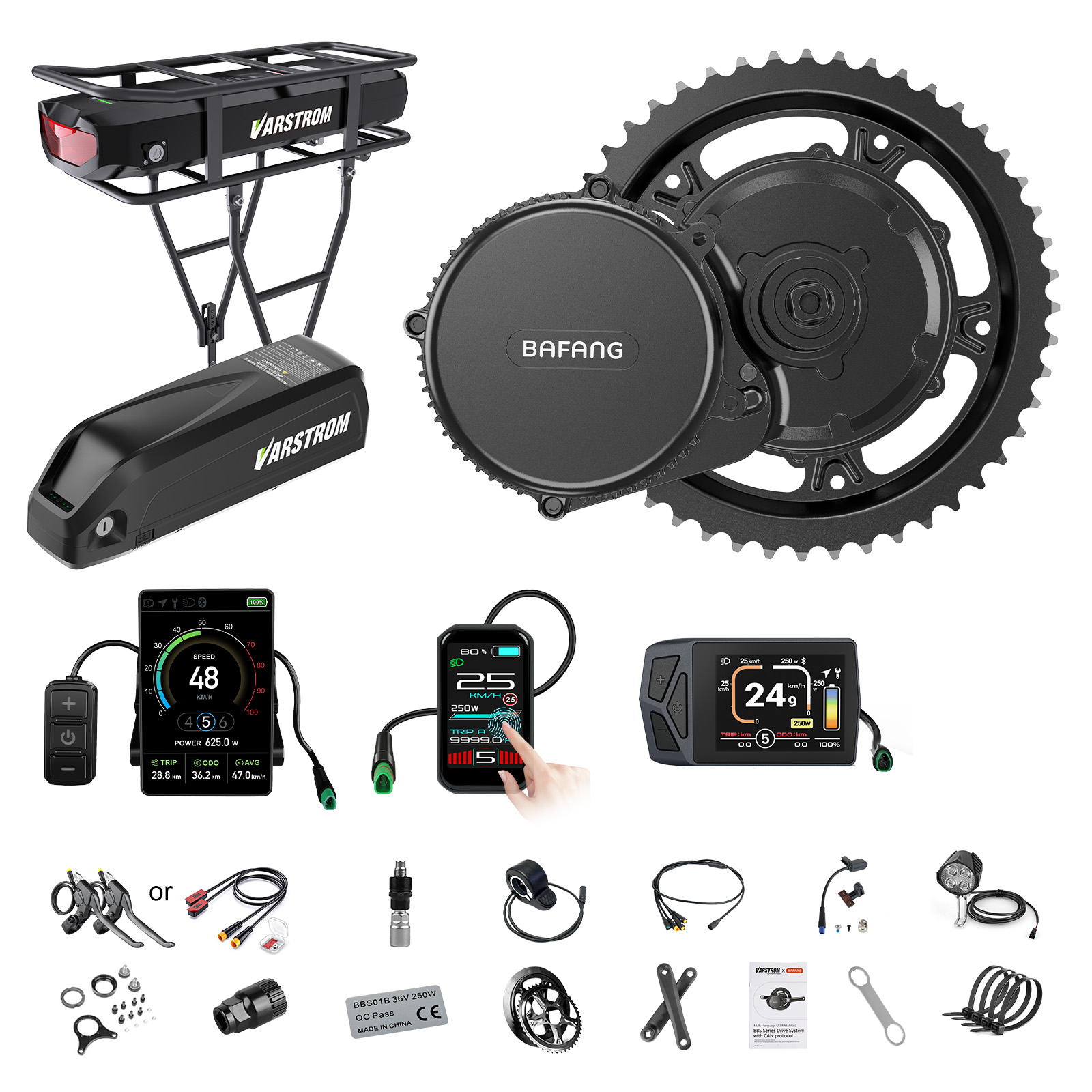 [ABD Gönderimi] Bafang Motor 7 - Bafang Bbs02B 48V 750W Mid Drive Kit incelemesi ve fiyatı