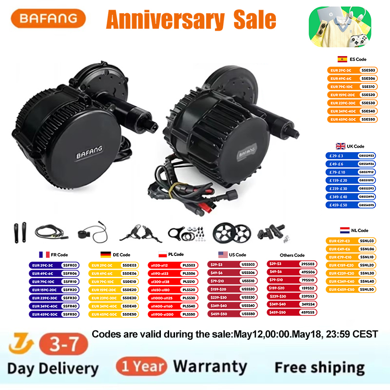 Bafang BBSHD 1000W 52V 48V 68m - Mid Drive Motor Kit 52V 1000W incelemesi ve fiyatı