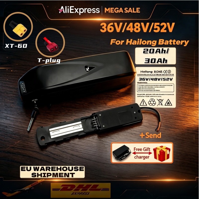 Hailong E-bisiklet Aküsü 36V 4 - Ebike Battery 48V 20Ah Hailong incelemesi ve fiyatı