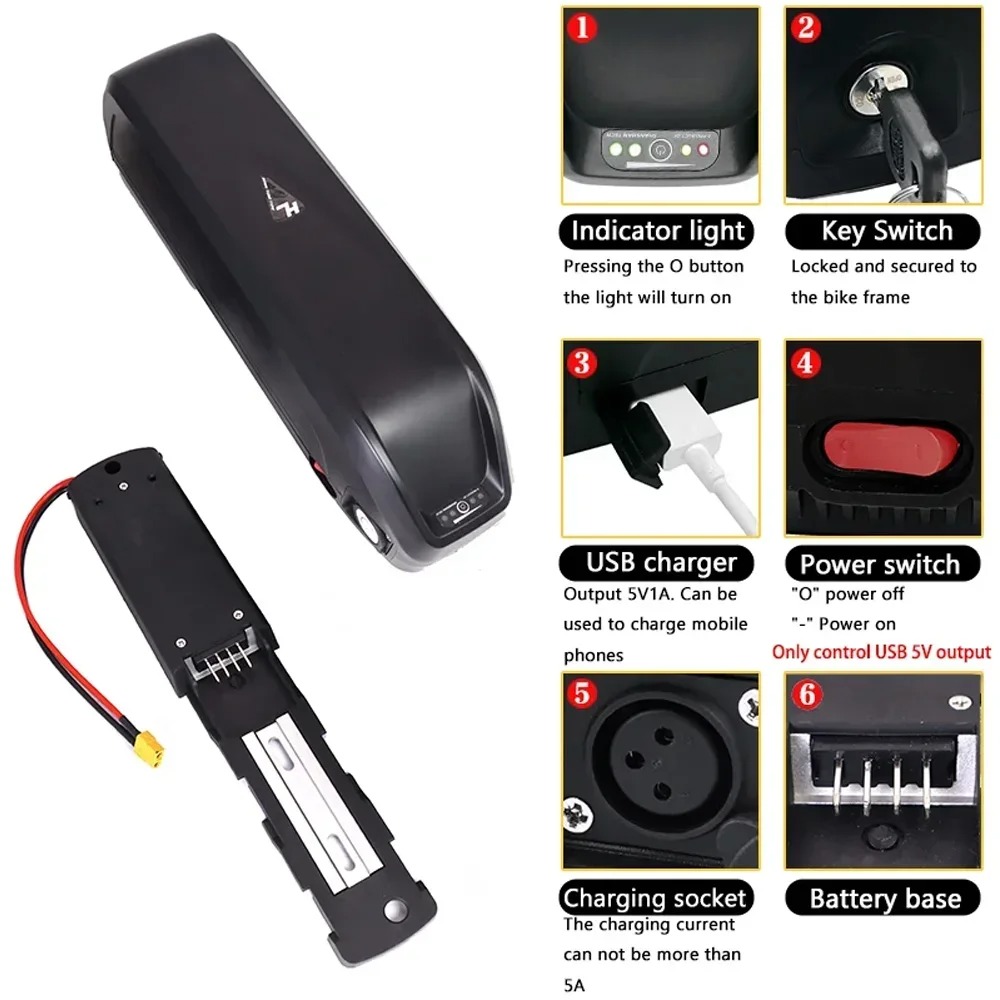 Hailong E-bisiklet Aküsü 36V 4 - Ebike Battery 48V 20Ah Hailong incelemesi ve fiyatı