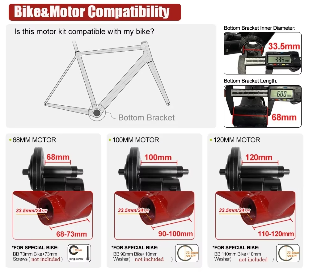 BAFANG 1000W BBSHD Orta Tahrik - Mid Drive Motor Kit 52V 1000W incelemesi ve fiyatı