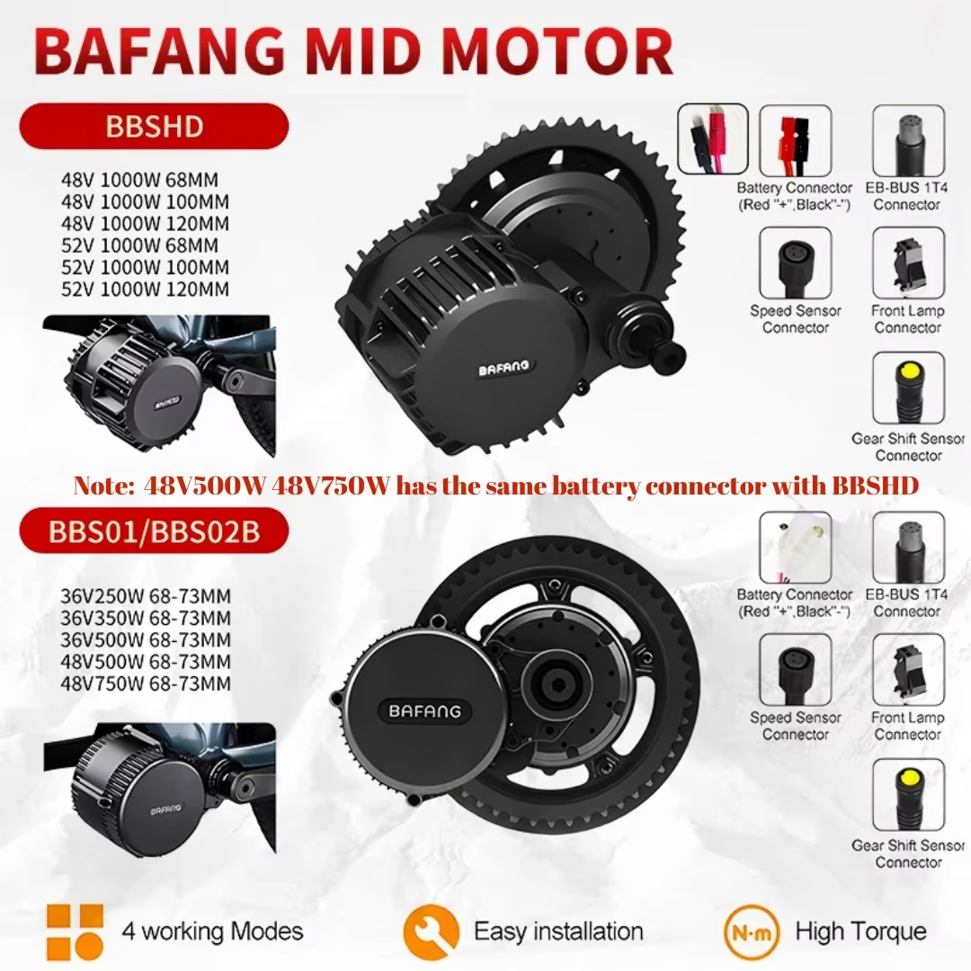 BAFANG 1000W BBSHD Orta Tahrik - Mid Drive Motor Kit 52V 1000W incelemesi ve fiyatı