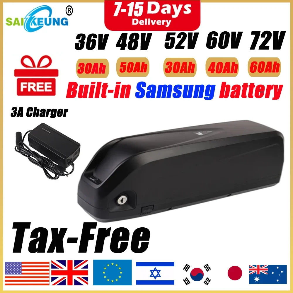 Hailong Polly 48V 52V 60V 36V  - Electric Bicycle Battery 72V 30Ah incelemesi ve fiyatı