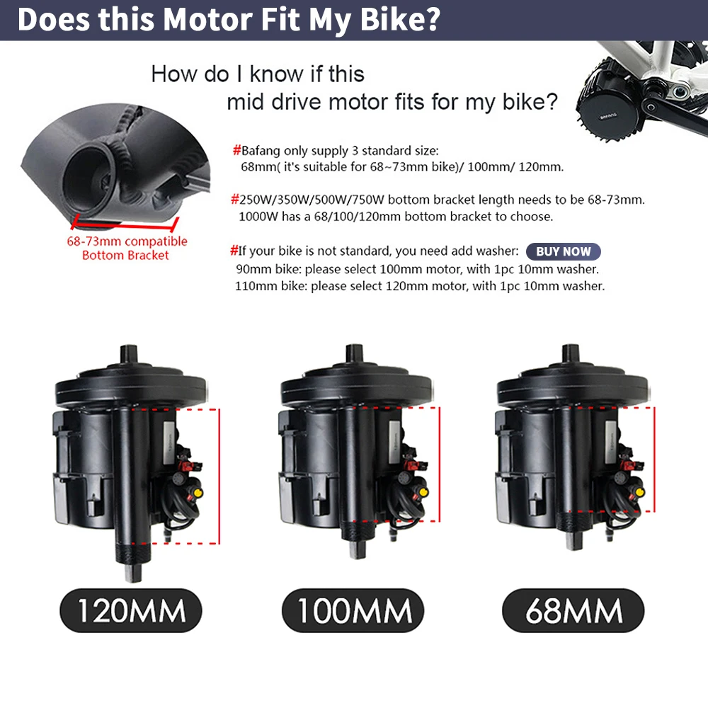Bafang BBSHD 1000W 48V 68mm Or - Bafang Bbshd 1000W Conversion Kit incelemesi ve fiyatı
